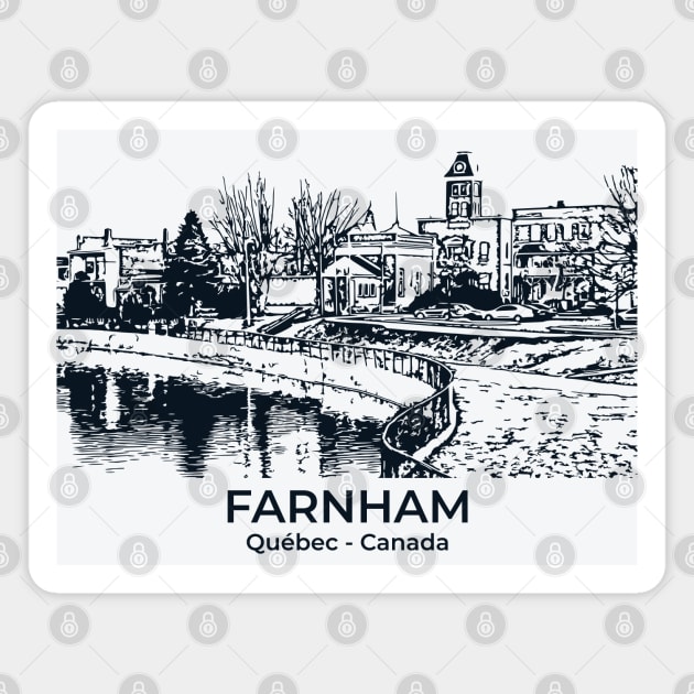 Farnham - Québec Magnet by Lakeric